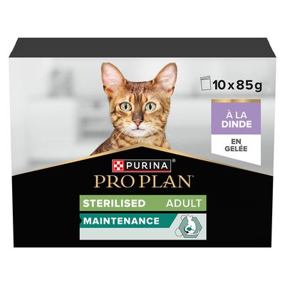 PURINA PRO PLAN Cat Sterilised Adult Maintenance, 10 x 85 g