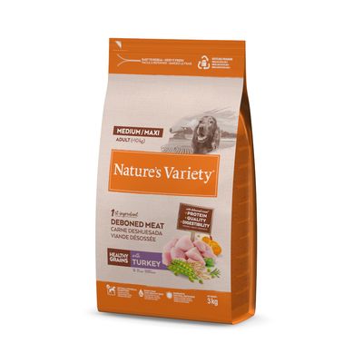 Nature's Variety Healthy Grains Medium/Maxi Adult, indyk