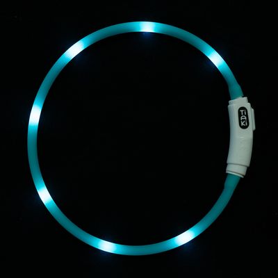 TIAKI mały silikonowy pierścień LED USB, Latarnia