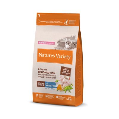 Nature's Variety Healthy Grains Kitten, białoryb