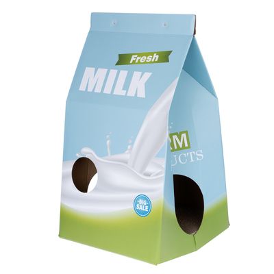 TIAKI jaskinia i drapak dla kota, karton mleka