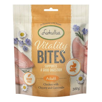 Wsparcie dla trawienia: Lukullus Vitality Bites, kurczak (bez zbóż)
