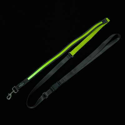 Nomad Tales Spirit USB LED smycz do biegania neonowo-żółto-szara