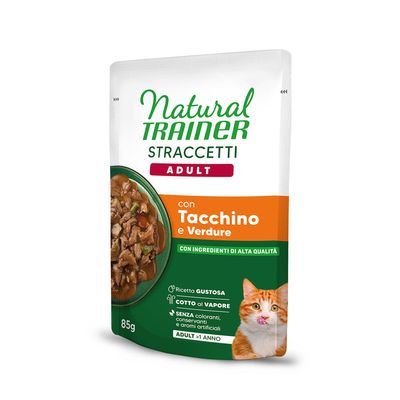 Natural Trainer Straccetti Adult, paski w sosie, 22 x 85 g