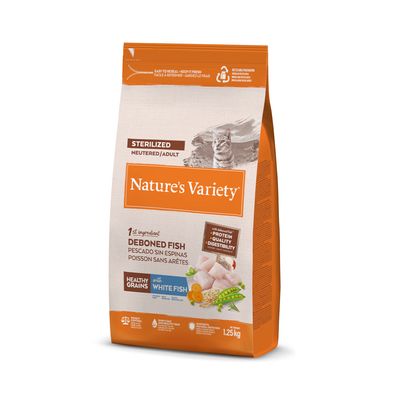 Nature's Variety Healthy Grains Sterilised, białoryb