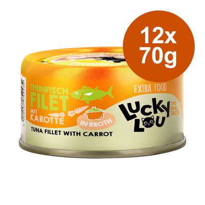 Lucky Lou Extra Filet w bulionie, 12 x 70 g