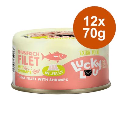 Lucky Lou Extra Food w galarecie, 12 x 70 g