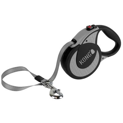 KONG Ultimate Retractable smycz, szara