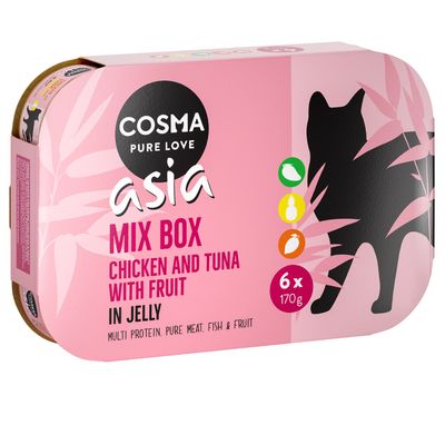 Cosma Asia Fruit w galarecie, 6 x 170 g