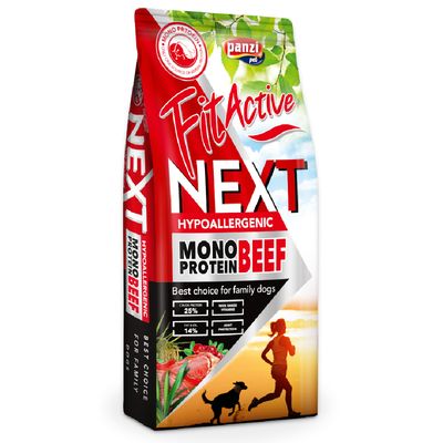 FitActive Next Hypoallergenic mono, wołowina z żurawiną