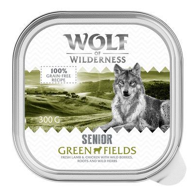 Wolf of Wilderness Senior - receptura dwubiałkowa, 6 / 24 x 300 g w tackach