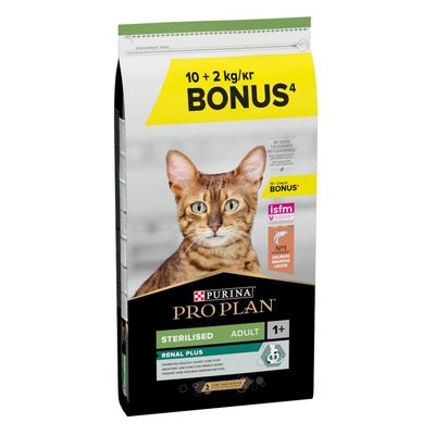 10 + 2 kg gratis! PURINA PRO PLAN Sterilised Adult Renal Plus, karma sucha, 12 kg