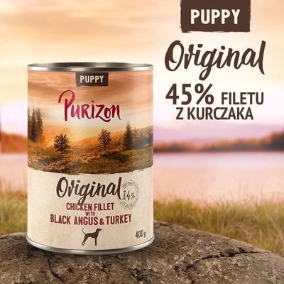 Purizon Puppy, 6 x 400 g