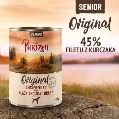 Purizon Senior, filet z kurczaka z wołowiną Black Angus