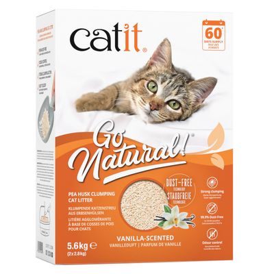 Catit Go Natural, żwirek dla kota o zapachu wanilii