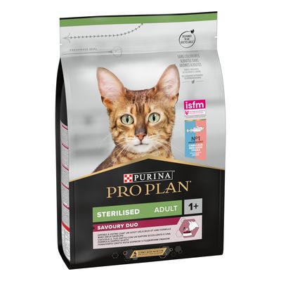 PURINA PRO PLAN Sterilised Adult Duo, dorsz i pstrąg