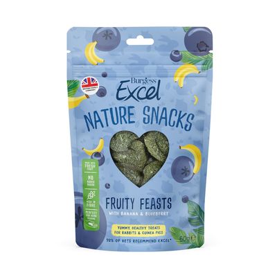 Burgess Excel Nature Snacks Fruity Feasts