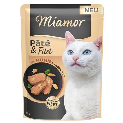 Miamor Pâté & Filet, 10 x 85 g