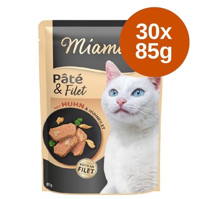 Korzystny pakiet Miamor Pâté & Filet, 30 x 85 g