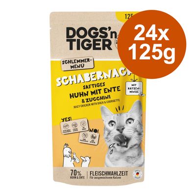 Korzystny pakiet Dogs'n Tiger Cat, 24 x 125 g