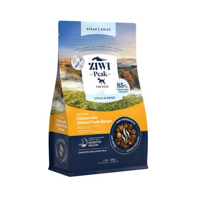 Ziwi Peak Steam & Dried, kurczak z owocami sadowymi