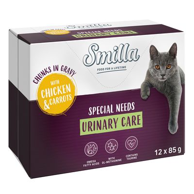Smilla Urinary Care w saszetkach, kawałeczki w sosie z warzywami