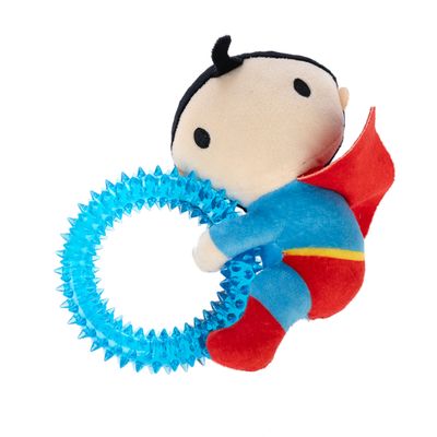 DC Superman zabawka dla psa z pierścieniem
