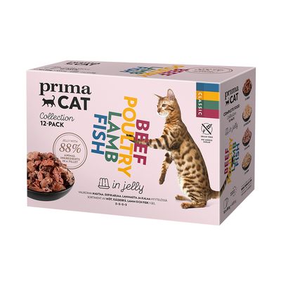 PrimaCat Classic w galarecie, 12 x 85 g