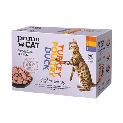 PrimaCat Classic w sosie, 12 x 85 g
