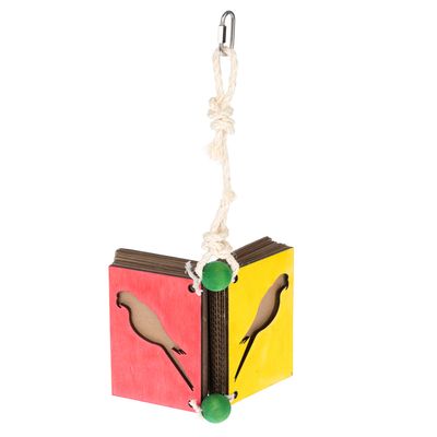 TIAKI zabawka do skubania Hanging Book