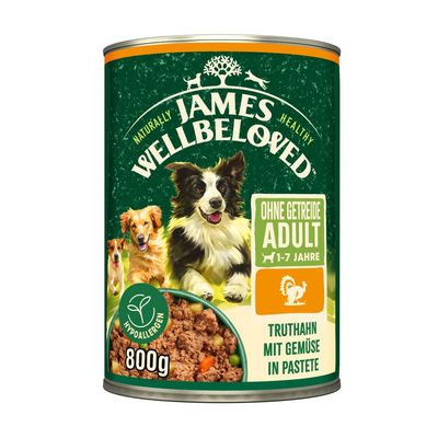 James Wellbeloved Grain Free Adult Dog Hypoallergenic, indyk