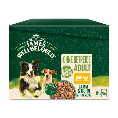 James Wellbeloved Grain Free Hypoallergenic, jagnięcina i kurczak z warzywami