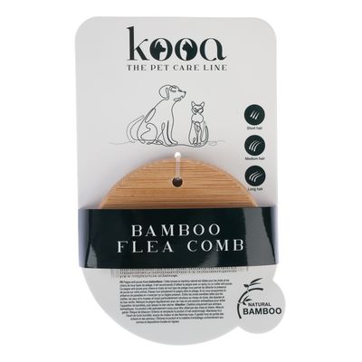 kooa grzebień do pcheł z bambusa