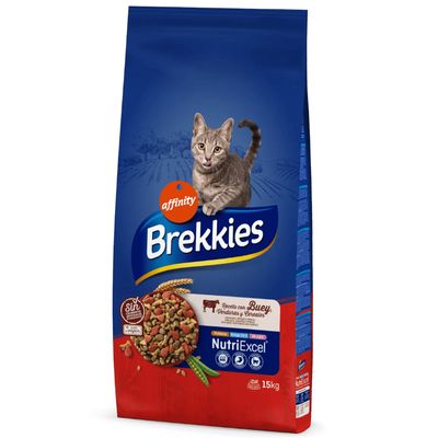 12 + 3 kg gratis! Brekkies, karma sucha, 15 kg