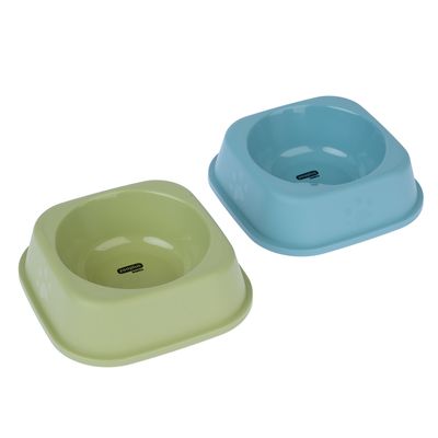 zooplus Basics miski dla kotów, kwadratowe