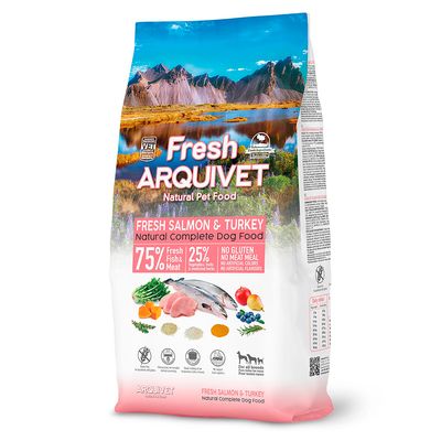 Arquivet Fresh, łosoś i indyk