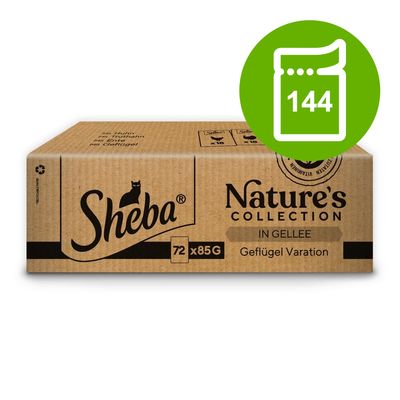 Megapakiet Sheba Nature's Collection, 144 x 85 g