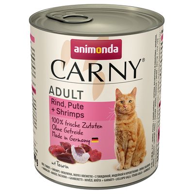 Pakiet próbny animonda Carny Adult, 6 x 800 g