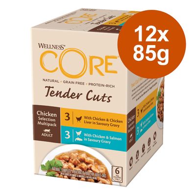 Korzystny pakiet Wellness Core Tender Cuts, 12 x 85 g