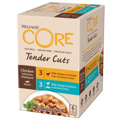 Wellness Core Tender Cuts, 6 x 85 g