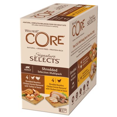 Wellness Core Cat Signature Selects, 8 x 79 g