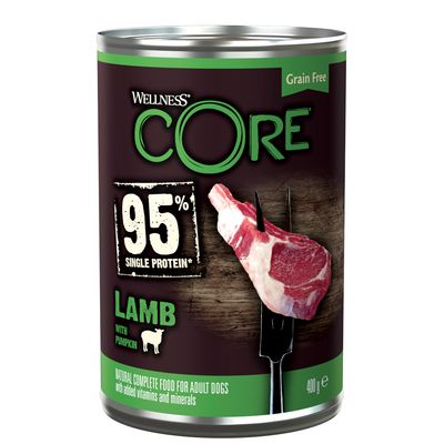 Wellness Core Adult 95% Single Protein, 6 x 400 g
