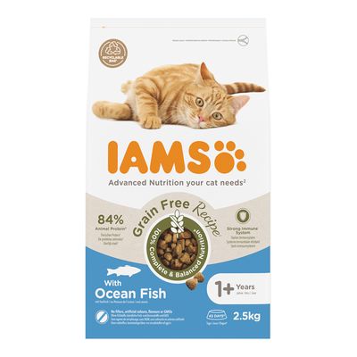 IAMS Advanced Nutrition Grain Free, ryby morskie