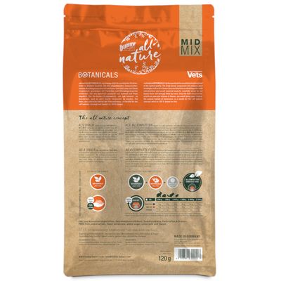 Bunny All Nature Botanicals Mid Mix, stokrotka i kwiat czerwonej koniczyny
