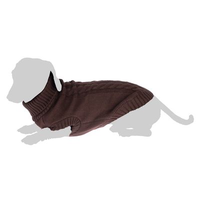 zooplus Basics sweter dla psa, brązowy