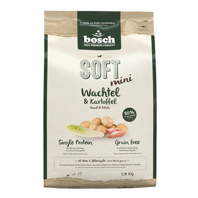 Bosch HPC Soft Mini, przepiórka i ziemniaki