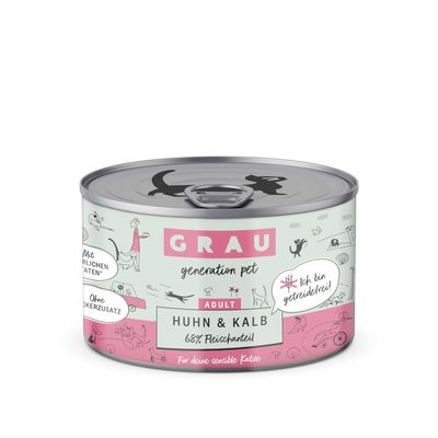 GRAU Adult bez zbóż, 6 x 200 g