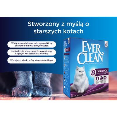 Ever Clean Senior żwirek zbrylający dla kotów