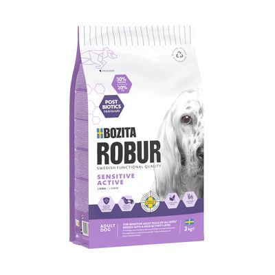 Bozita Robur Sensitive Grain Free Active, jagnięcina
