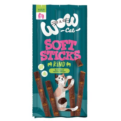 WOW Cat Soft Sticks, 6 x 5 g